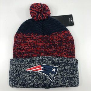 NEW ENGLAND PATRIOTS 47 Knit Cuffed Pom Beanie